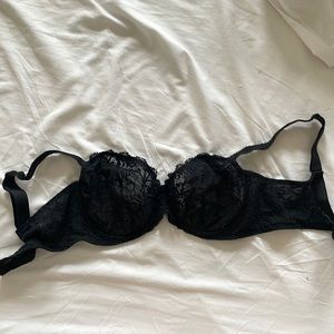 Simone Perele Black Lace Bra 36DD
